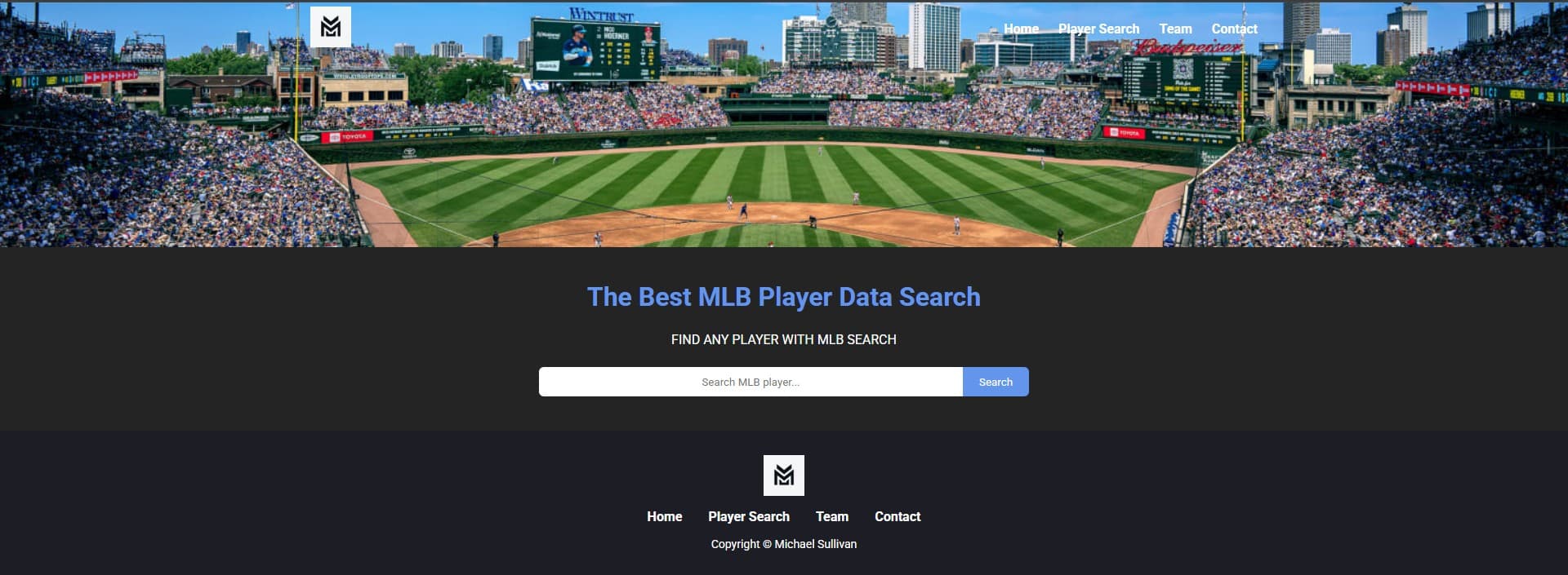 MLB Player Search